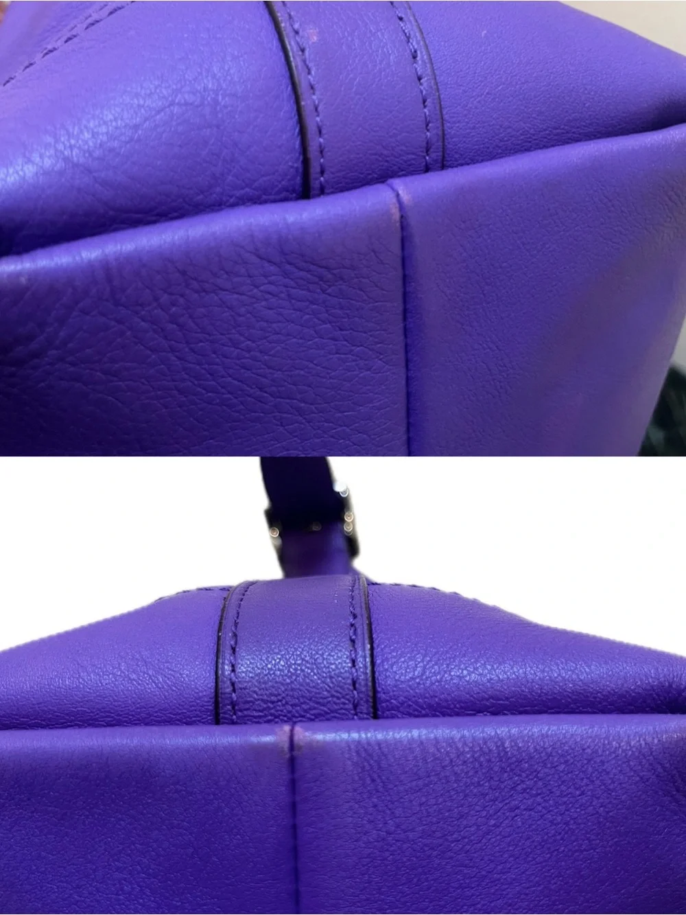 🪻SOLD🪻 Coach Legacy Molly East West Purple Satchel - Picture 10 of 16